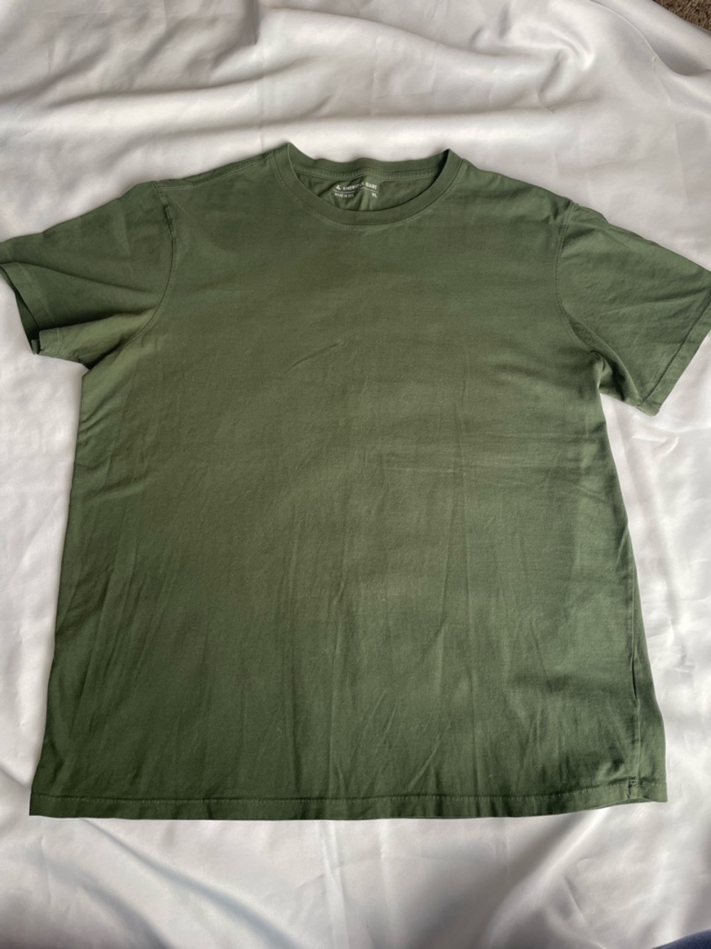 American Giant Olive Crew T-Shirt